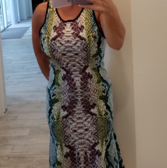 FLASH SALE-NWOT - Roberto Cavalli snake print knit dress. - Picture 10 of 13